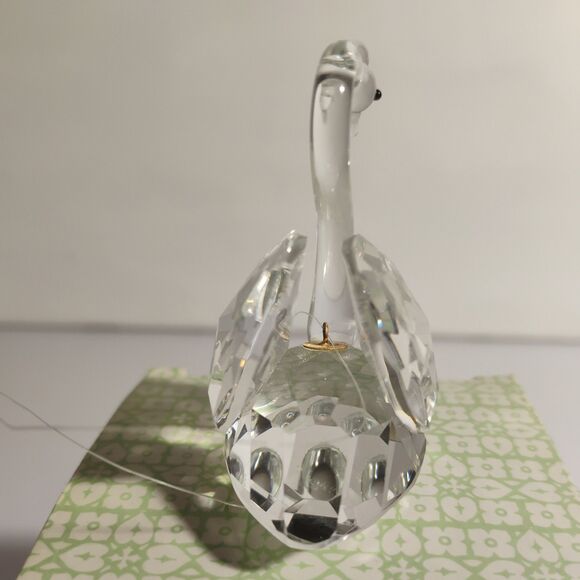 Cut Crystal Ornament Swan Timeless Treasures 27205AMC with Box - Picture 6 of 16